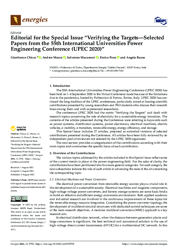 (PDF) Editorial for the Special Issue “Verifying the Targets—Selected ...