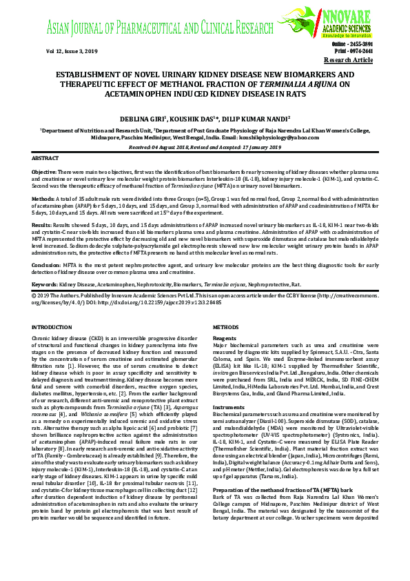 (PDF) Approach to Early Detection and Management of Kidney Disease