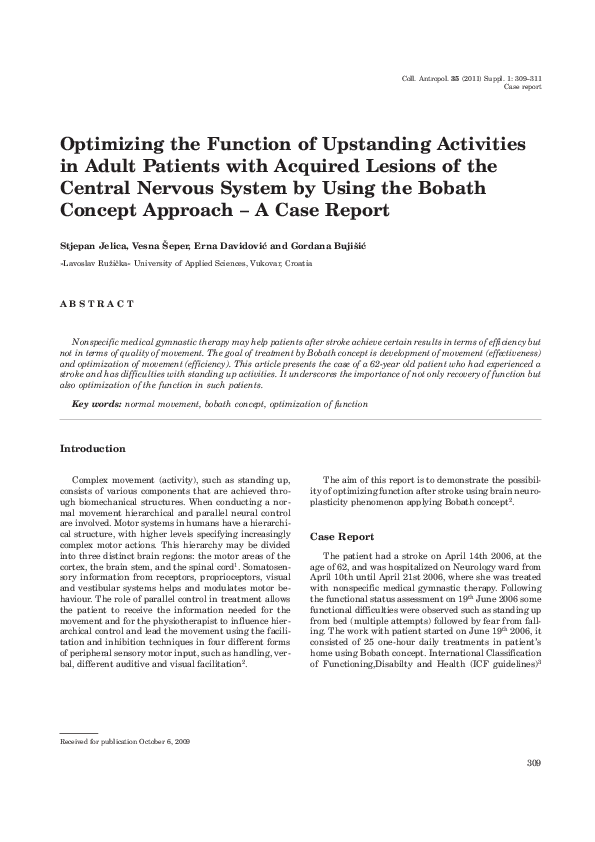 (PDF) Optimizing the function of upstanding activities in adult ...