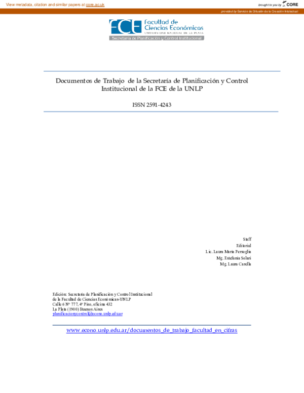 (PDF) Actualización de datos laborales de los estudiantes de la ...