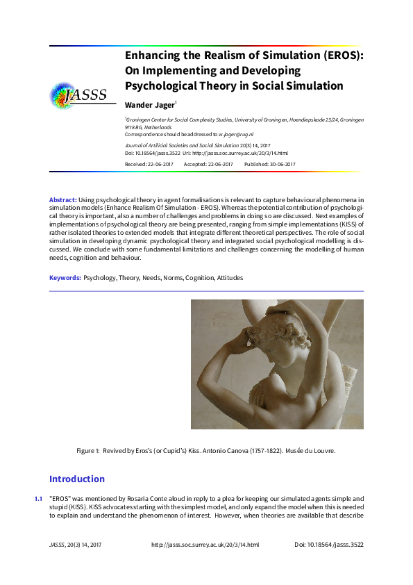 (PDF) Enhancing the Realism of Simulation (EROS): On Implementing and ...