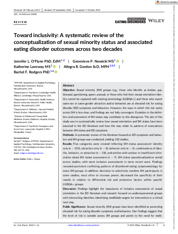 (PDF) Toward inclusivity: A systematic review of the conceptualization ...