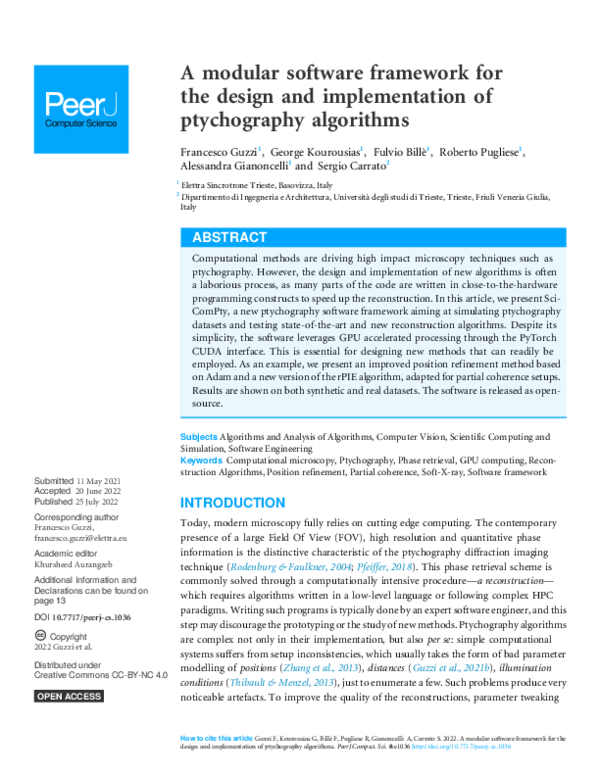 (PDF) A modular software framework for the design and implementation of ...