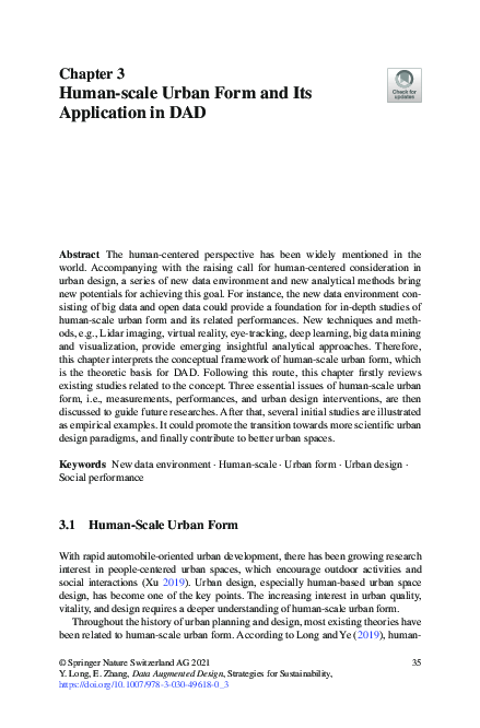 (PDF) Human-scale Urban Form and Its Application in DAD
