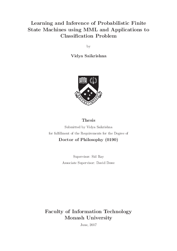(PDF) Learning and Inference of Probabilistic Finite State Machines ...