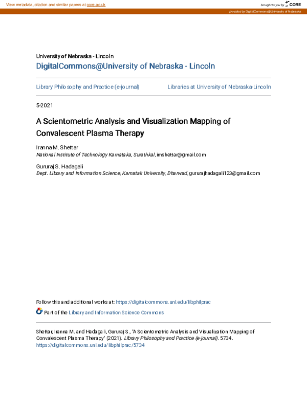 (PDF) A Scientometric Analysis and Visualization Mapping of ...