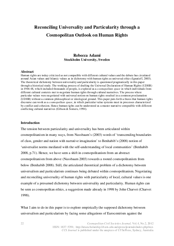 (PDF) CCS Journal is published under the auspices of UTSePress, Sydney ...