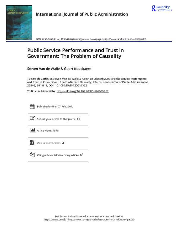 (PDF) International Journal of Public Administration