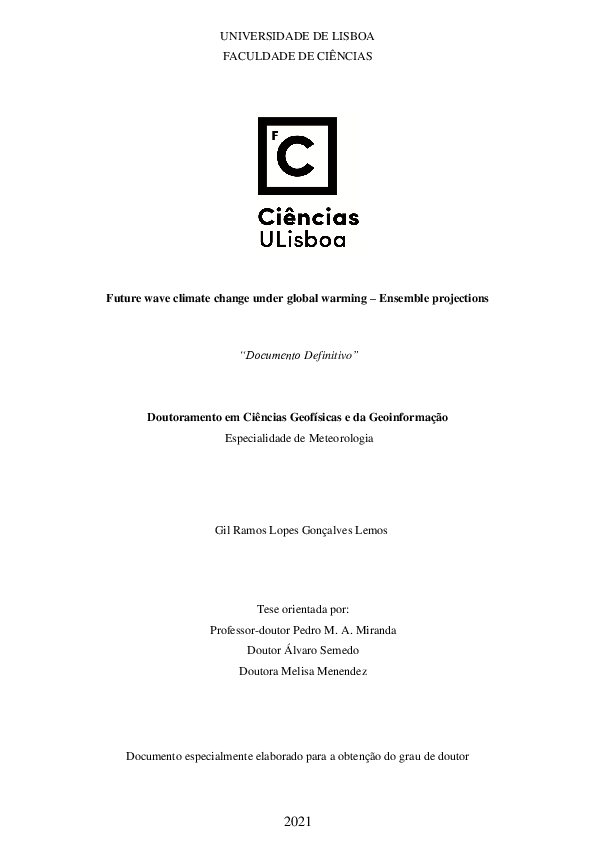 (PDF) Future wave climate change under global warming : Ensemble ...
