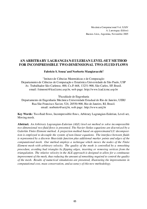 (PDF) An Arbitrary Lagrangian-Eulerian Level-Set Method for ...