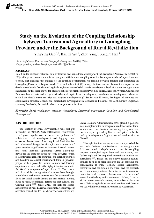 (PDF) Study on the Evolution of the Coupling Relationship between ...