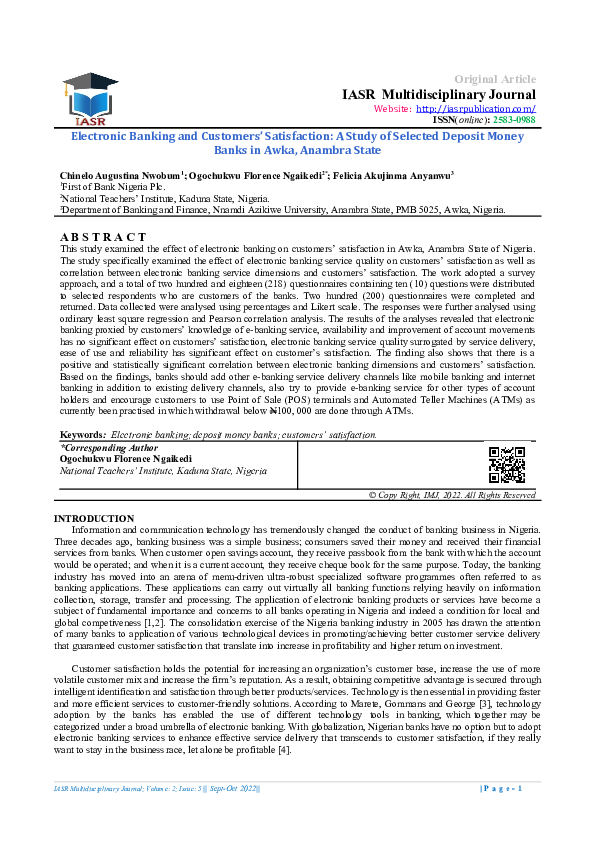 (DOC) IASR Multidisciplinary Journal IASR Publication Academia.edu