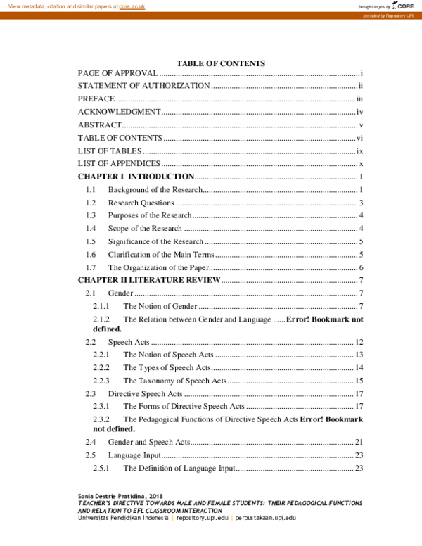 (PDF) Teacher’s Directive Towards Male and Female Students: Their ...