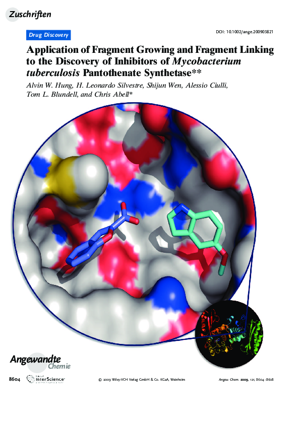 (PDF) Application of Fragment Growing and Fragment Linking to the ...