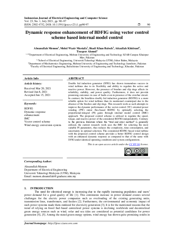 (PDF) Dynamic response enhancement of BDFIG using vector control scheme ...