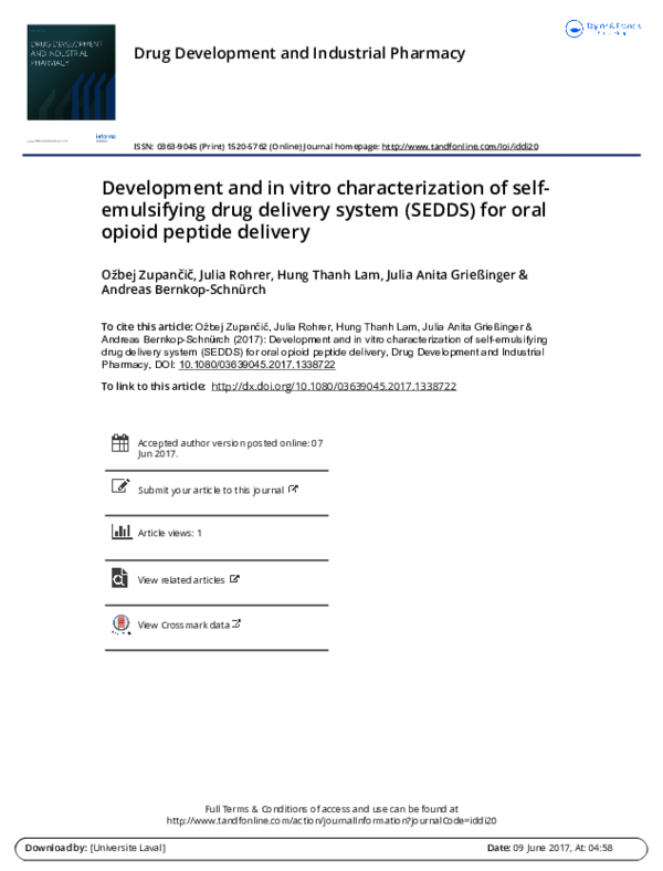 (PDF) Development and in vitro characterization of sol–gel derived CaO ...