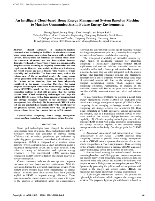 (PDF) An Intelligent Cloud-based Home Energy Management System Based on ...