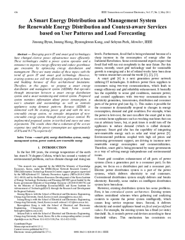 (PDF) A smart energy distribution and management system for renewable ...