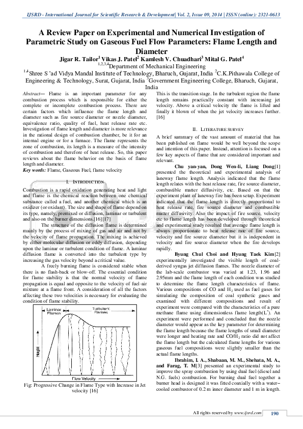 (PDF) Paper on Experimental and Numerical Investigation of Parametric ...
