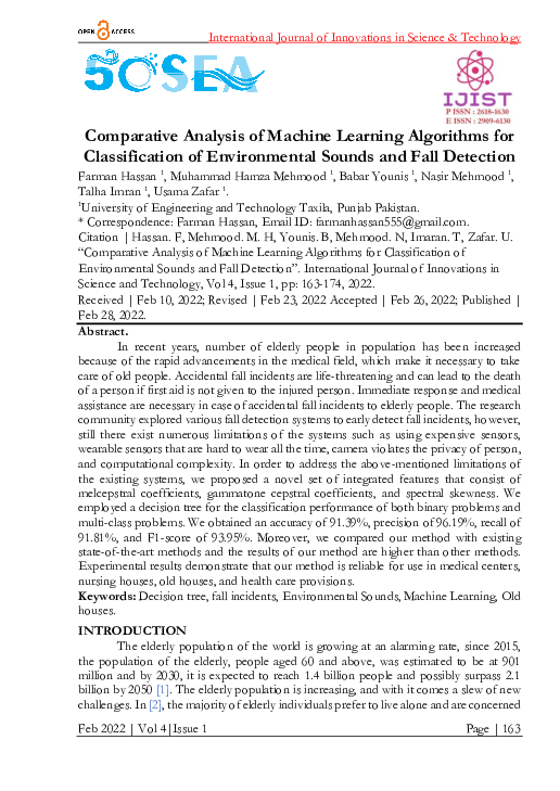 (PDF) Comparative Analysis of Machine Learning Algorithms for ...
