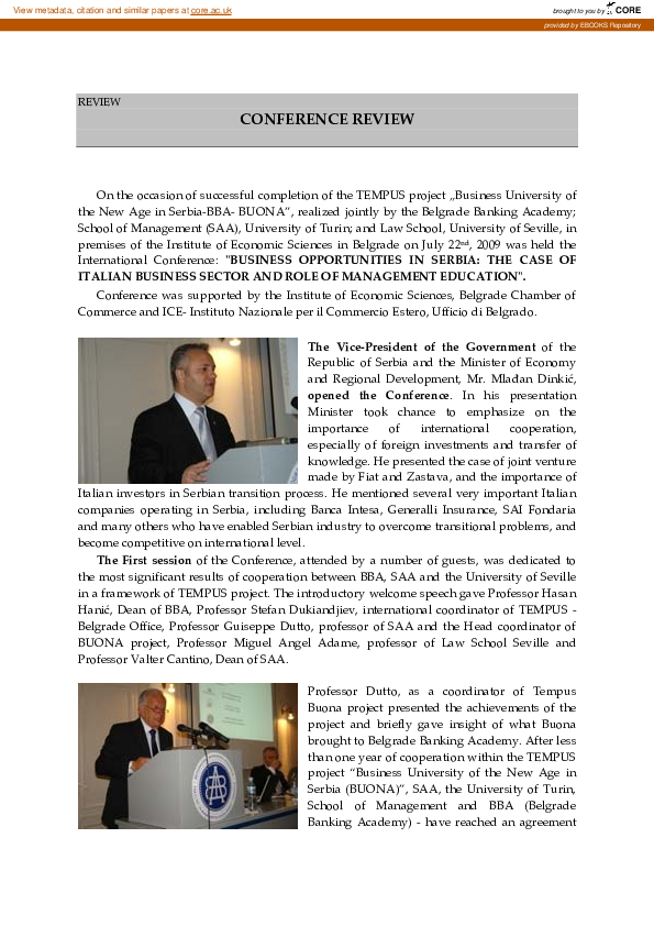 (PDF) Conference Review