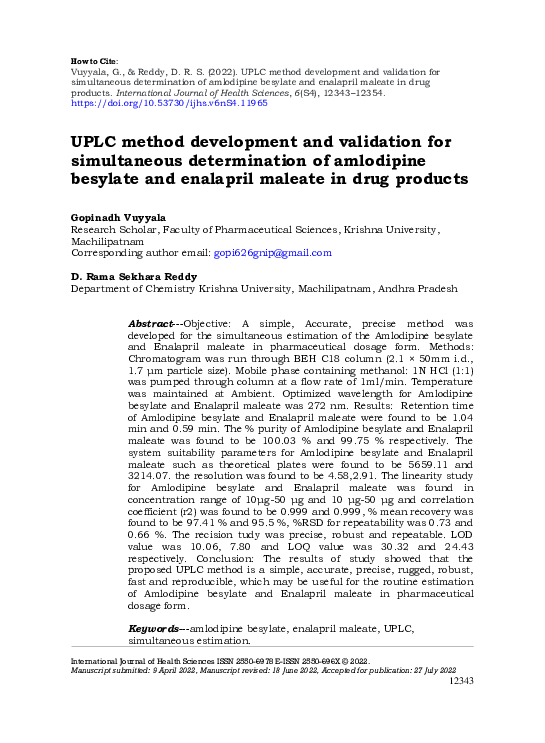 (PDF) UPLC method development and validation for simultaneous ...