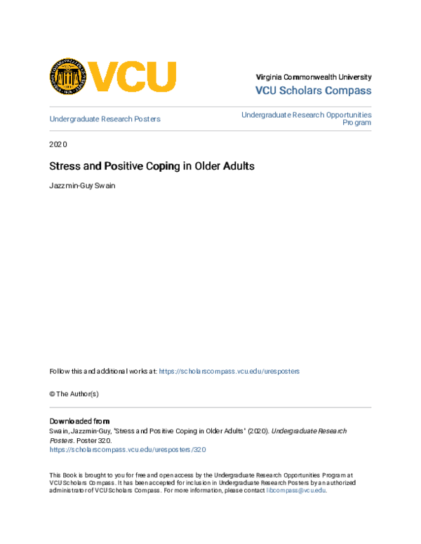 (PDF) Stress and Positive Coping in Older Adults