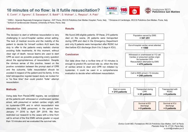(PDF) 10 minutes of no flow: Is it futile resuscitation?