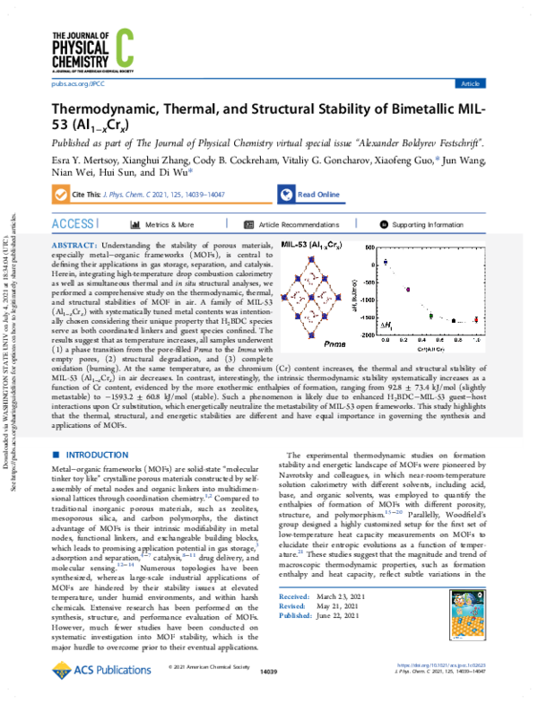 (PDF) Thermodynamic, Thermal, and Structural Stability of Bimetallic ...