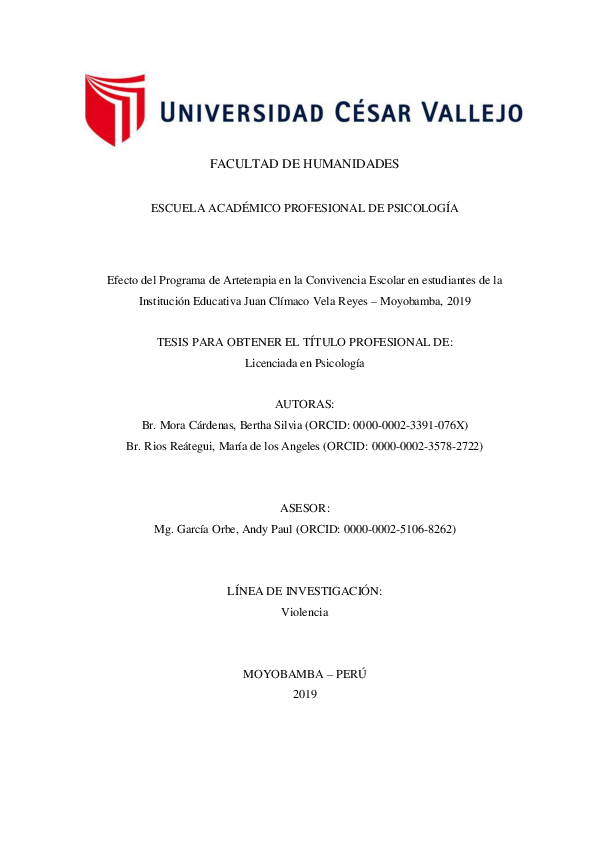 (PDF) Efecto del programa de arteterapia en la convivencia escolar en ...