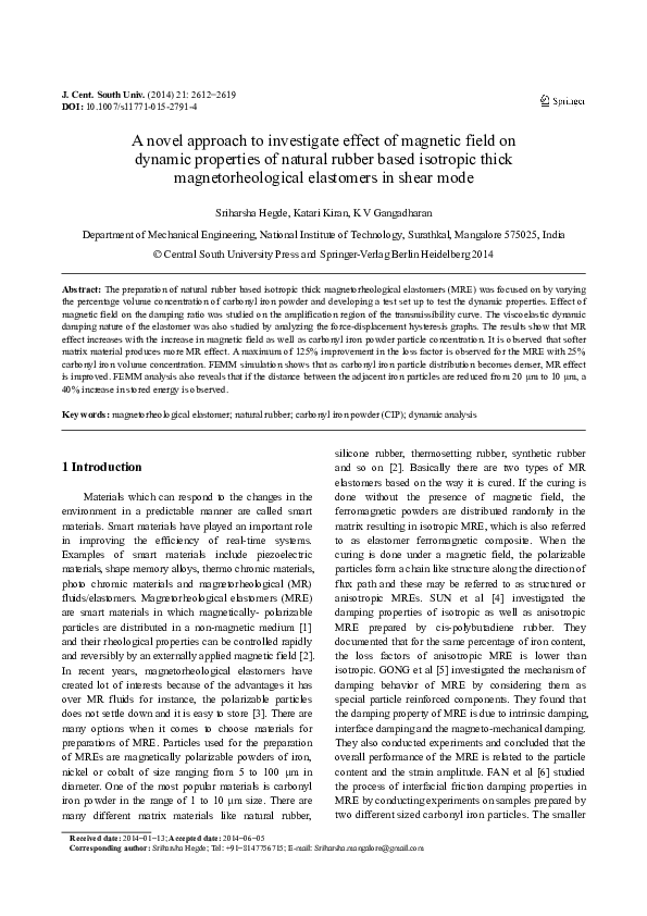 (PDF) A novel approach to investigate effect of magnetic field on ...