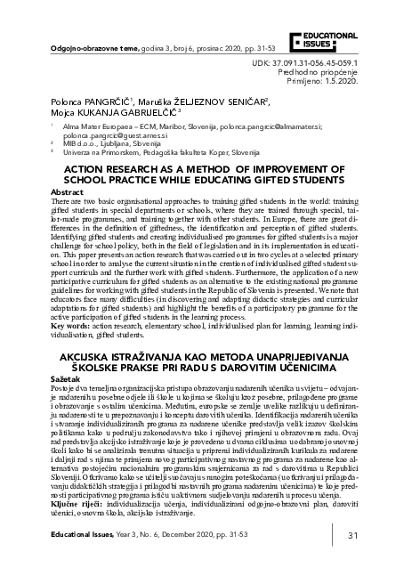 (PDF) Action Research as a Method of Improvement of School Practice ...