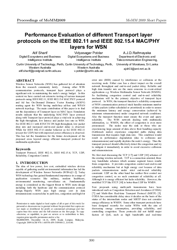 (PDF) Performance evaluation of different transport layer protocols on ...