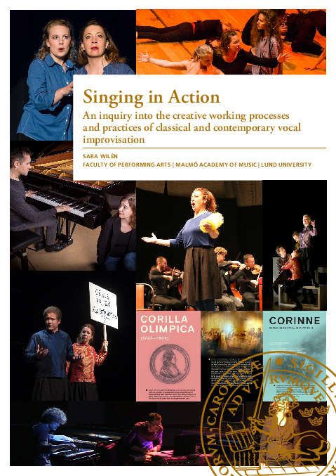 (PDF) Singing in Action. : An inquiry into the creative working ...