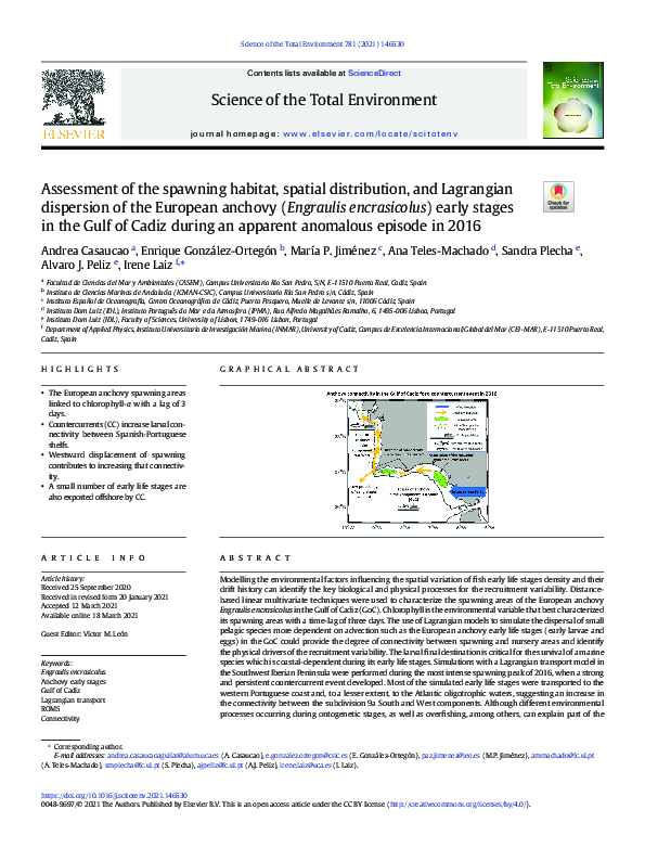 (PDF) Assessment of the spawning habitat, spatial distribution, and ...