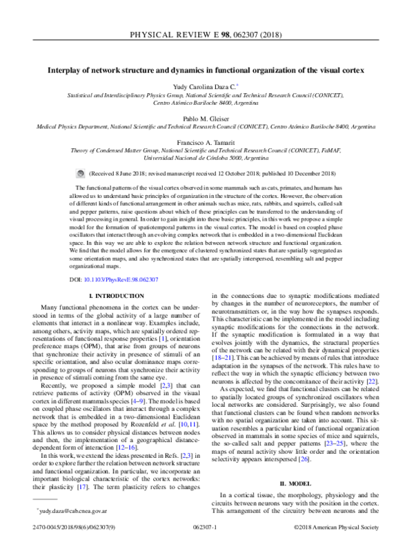 (PDF) Interplay of network structure and dynamics in functional ...