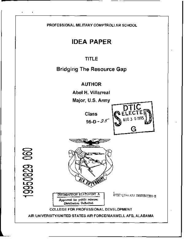 (PDF) Bridging The Resource Gap