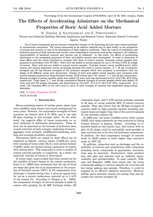 (PDF) The Effects of Accelerating Admixture on the Mechanical ...