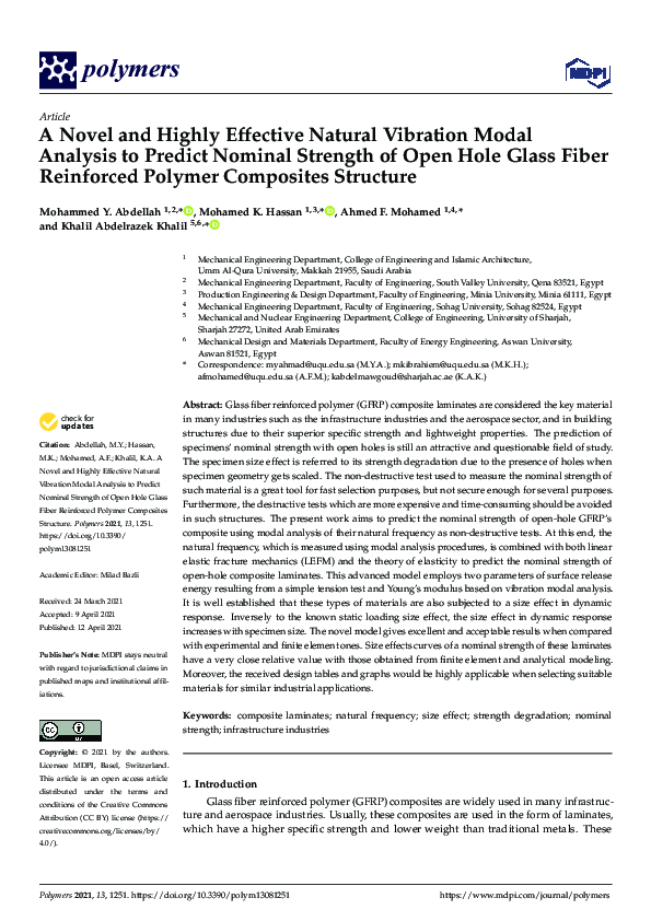 (PDF) A Novel and Highly Effective Natural Vibration Modal Analysis to ...