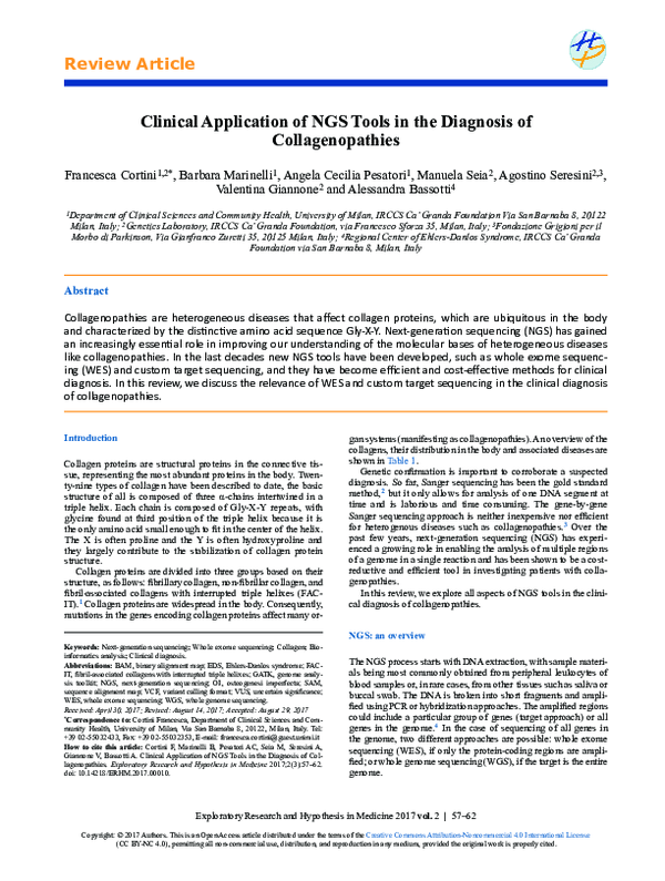 (PDF) Clinical Application of NGS Tools in the Diagnosis of ...