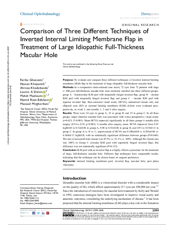 (PDF) Comparison of Three Different Techniques of Inverted Internal ...