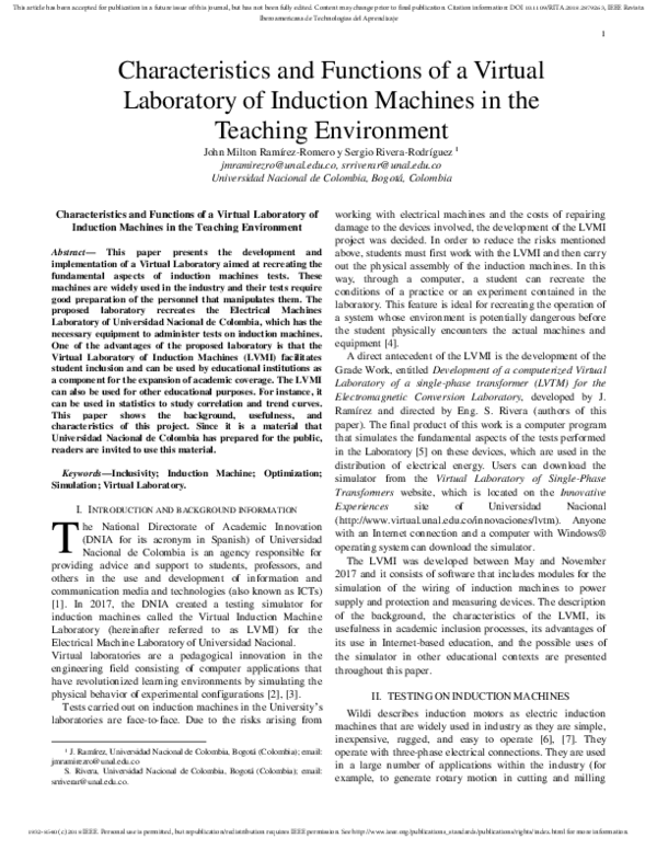 (PDF) Characteristics and Functions of a Virtual Laboratory of ...