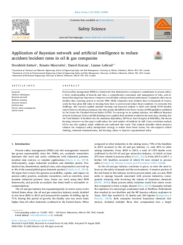  pdf application of bayesian network and artificial intelligence to