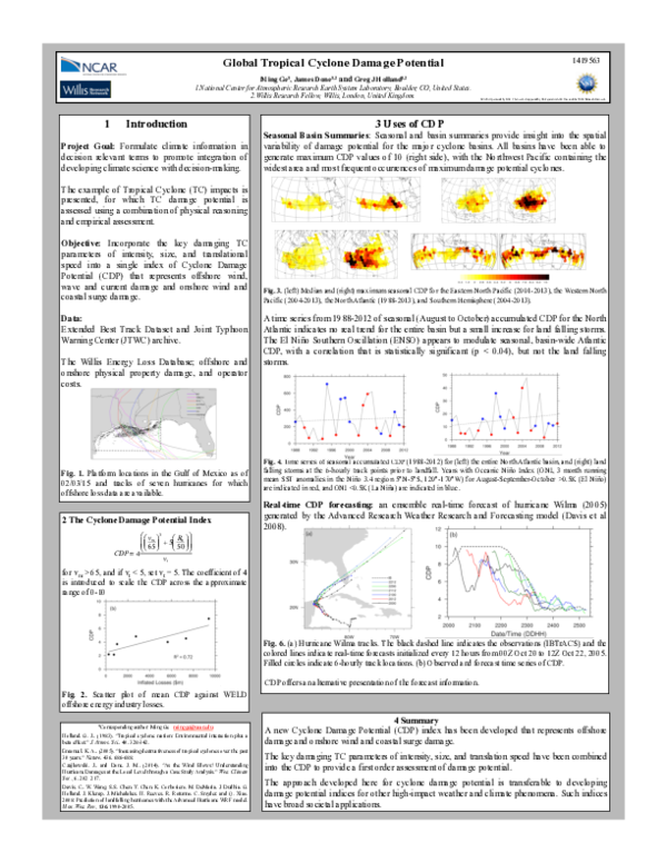 (PDF) Global Tropical Cyclone Damage Potential