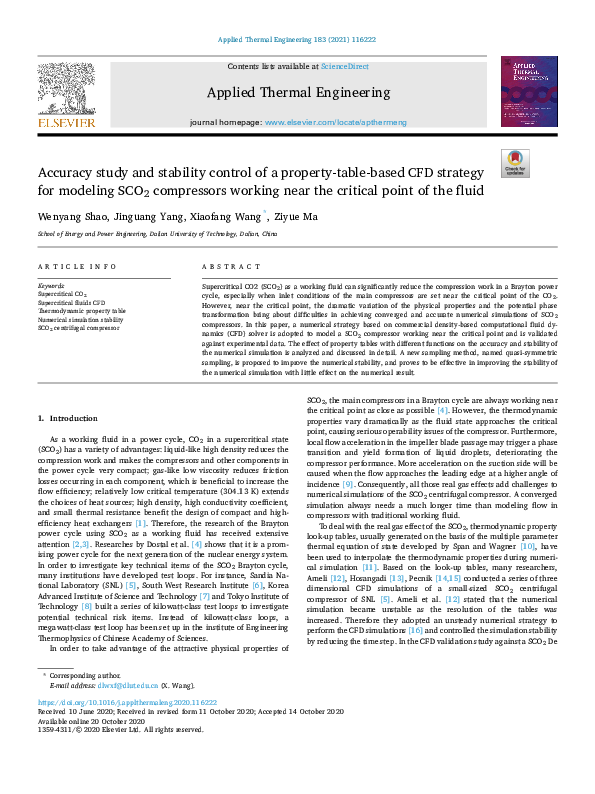 (PDF) Accuracy study and stability control of a property-table-based ...