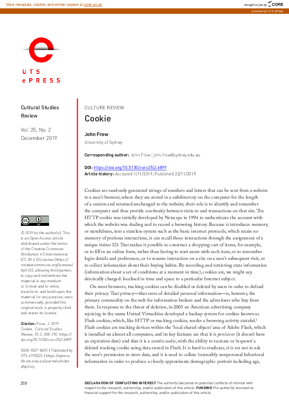 (PDF) Cookie