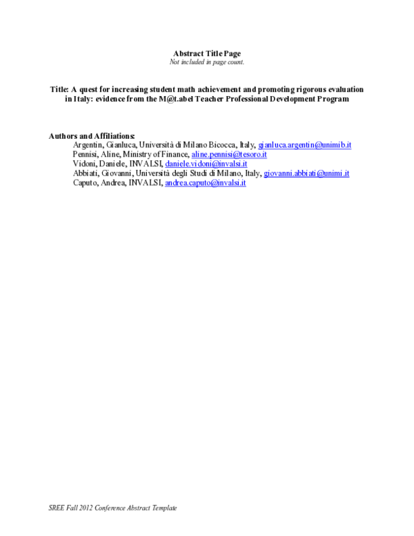 (PDF) A Quest for Increasing Student Math Achievement and Promoting ...
