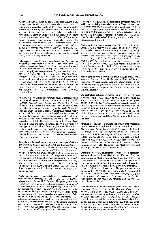 (PDF) Cost analysis of a two-unit standby system with two types of ...