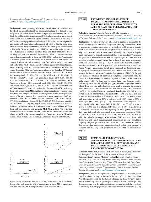 (PDF) Biomarkers for Identifying Neurodegenerative Disorders Early and ...