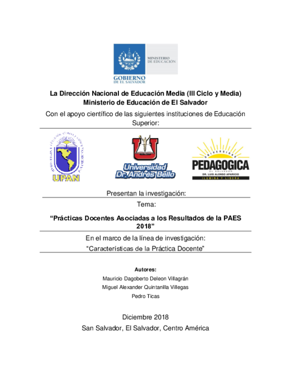 Resultados PAES